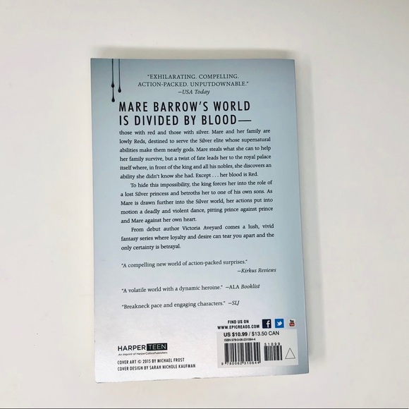 RED QUEEN VICTORIA AVEYARD SOFTCOVER BOOK - Picture 6 of 7